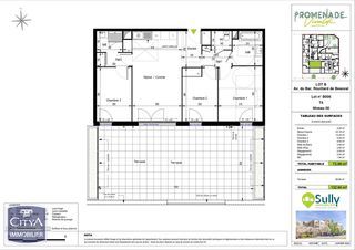  Appartement � vendre 4 pi�ces 74 m�