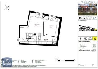  Appartement � vendre 2 pi�ces 42 m�