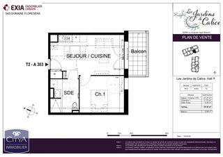  Appartement � vendre 2 pi�ces 39 m�