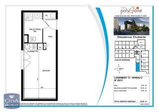  Appartement � vendre 1 pi�ce 23 m�