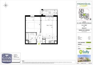  Appartement � vendre 2 pi�ces 41 m�