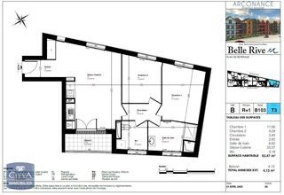  Appartement � vendre 3 pi�ces 63 m�