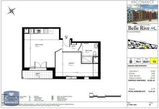  Appartement � vendre 2 pi�ces 43 m�