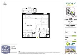  Appartement � vendre 2 pi�ces 41 m�