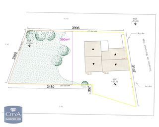  Terrain � vendre 500 m�