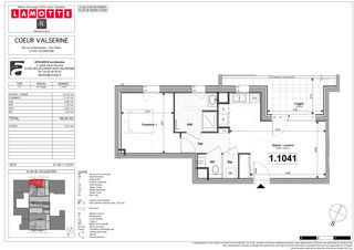  Appartement � vendre 2 pi�ces 46 m�