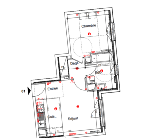  Appartement � vendre 2 pi�ces 39 m�