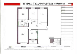  Appartement � louer 5 pi�ces 83 m�