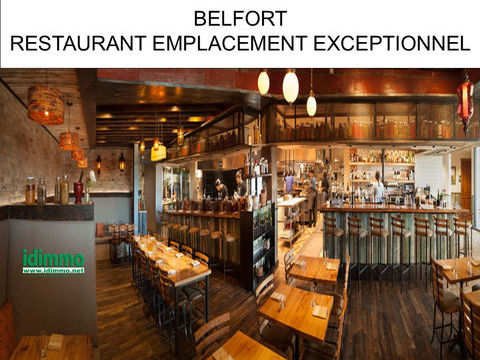 Restaurant de 527 m2 avec emplacement de 1er rang &agrave; Belfort 1365000 90000 Belfort