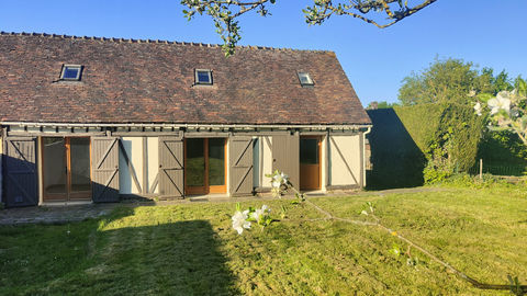   A 5 MN DE BEAUVAIS, TRES  BELLE LONGERE  RENOVEE  EN COLOMBAGE BOIS DE 85 M2 SUR 400 M2 DE TERRAIN CLOS AU CAL Maison - 5 pi�ce(s) - 85 m�