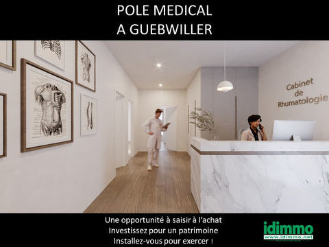 Local professionnel de 82m2 au sein du Pole m&eacute;dical de Guebwiller 154980 68500 Guebwiller