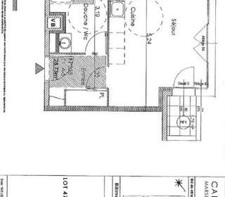  Appartement � louer 1 pi�ce 29 m�