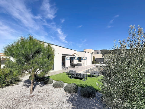   COUP DE COEUR ! Villa d'architecte contemporaine de 2023 avec piscine, garage et vue d�gag�e � 180o � Vaison-l Maison - 4 pi�ce(s) - 114 m�