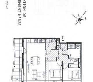  Appartement � vendre 3 pi�ces 66 m�