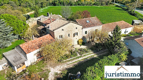   IDEAL INVESTISSEUR : MAGNIFIQUE MAS TYPIQUE EN PIERRES DE 356 M2 DIVISE EN DEUX LOGEMENTS AVEC DEPENDANCES DE Maison - 10 pi�ce(s) - 400 m�