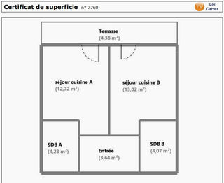  Appartement � vendre 2 pi�ces 38 m�