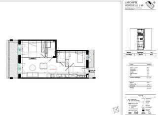  Appartement � vendre 3 pi�ces 57 m�