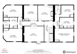  Appartement � vendre 8 pi�ces 225 m�