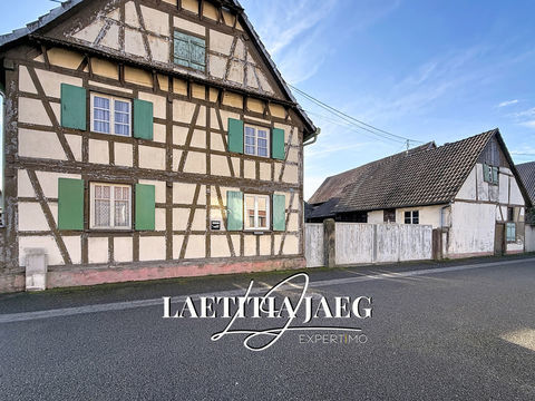   MAISON ALSACIENNE - 196 M2 - DEPENDANCES - RUE CALME Maison - 8 pi�ce(s) - 196 m�