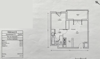  Appartement � vendre 2 pi�ces 38 m�