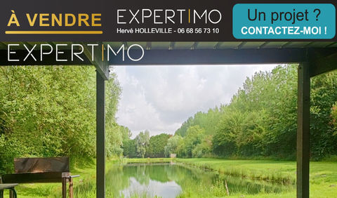 Activit&eacute; de p&ecirc;che &agrave; la truite ou terrain de loisir. 138000 80120 Rue