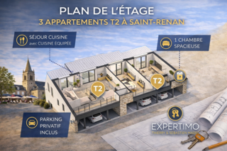  Appartement � vendre 2 pi�ces 60 m�