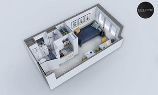  Appartement � vendre 1 pi�ce 18 m�