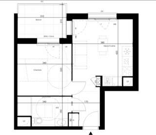  Appartement � vendre 2 pi�ces 36 m�