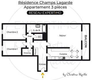  Appartement � vendre 3 pi�ces 74 m�