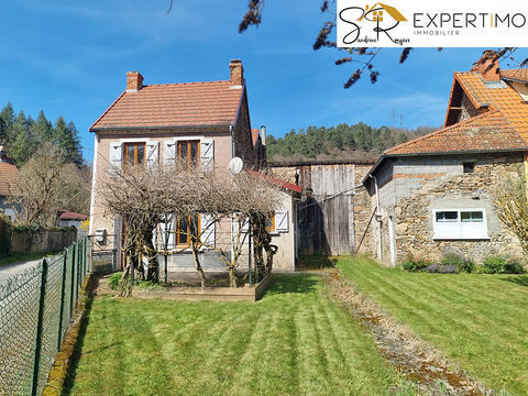   Maison 80 m2 � finir Bord de Sioule, 3510m2 de terrain Maison - 3 pi�ce(s) - 80 m�