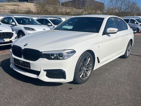 BMW S&eacute;rie 5 G30 520d 190 ch * M Sport * Alcantara Bleu * LED * CarPlay * 2021 occasion Lyon 69006