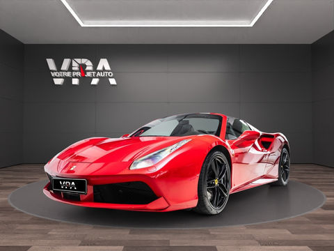 Ferrari 488 Spider 3.9 V8 670 ch F1 � Rosso Corsa � Jantes 20" forg 2018 occasion Eysines 33320