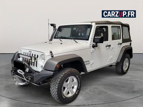 Jeep Wrangler Unlimited 2.8 CRD � 200ch � Manuel� 4x4 Command-Trac � 2014 occasion Lyon 69006