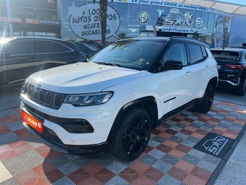 Jeep Compass 1.3 PHEV T4 240 4XE EAWD S CUIR GPS Cam&Atilde;&copy;ra JA 19' Black 2023 occasion Lescure-d'Albigeois 81380