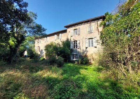  AURIGNAC 10 min du centre demeure de charme avec'1.3 Ha de jardin Maison - 11 pi�ce(s) - 350 m�