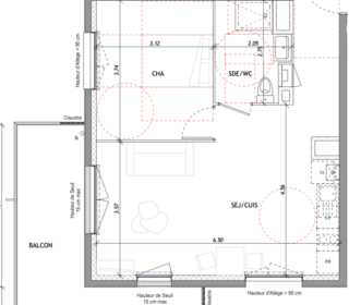  Appartement � vendre 2 pi�ces 47 m�