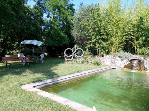   Cardet secteur Anduze - Vente Propri�t� de Caract�re avec Bassin Naturel, Atelier de 181 m2 Maison - 6 pi�ce(s) - 157 m�