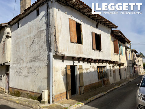   Maison de ville m�di�vale � r�nover, pouvant offrir un logement de 4 � 5 chambres dans l?historique Viller�al Maison - 6 pi�ce(s) - 175 m�