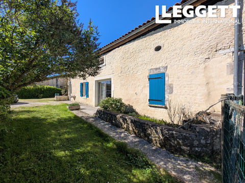   Maison en pierre avec jardin clos et vue d�gag�e ? 4 chambres ? Proche Barbezieux Maison - 6 pi�ce(s) - 165 m�