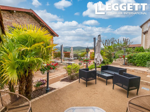 RARE- Une opportunit&eacute; unique d'acheter cet h&ocirc;tel-restaurant boutique 3* tr&egrave;s r&eacute;ussi 897000 69220 Belleville-en-beaujolais