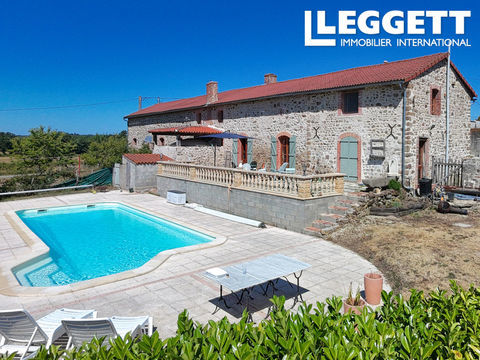   Maison de caract�re � proximit� de la ville historique du Dorat Maison - 9 pi�ce(s) - 312 m�