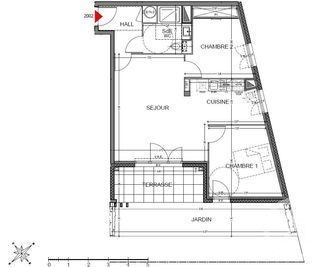  Appartement � vendre 3 pi�ces 68 m�