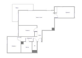  Appartement � vendre 4 pi�ces 82 m�