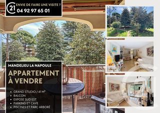  Appartement � vendre 1 pi�ce 41 m�