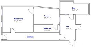  Appartement � louer 2 pi�ces 40 m�