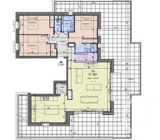  Appartement � vendre 4 pi�ces 121 m�