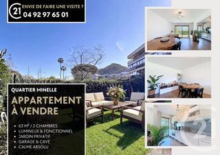  Appartement � vendre 3 pi�ces 62 m�