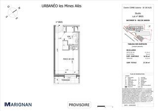  Appartement � vendre 1 pi�ce 18 m�