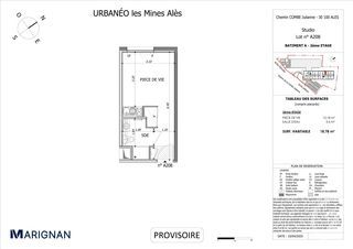  Appartement � vendre 1 pi�ce 18 m�