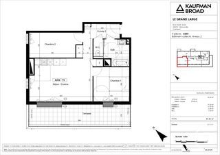  Appartement � vendre 3 pi�ces 61 m�